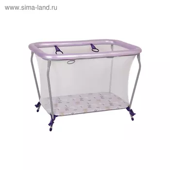 Манеж «Фея» Классика «Милые оленята», цвет сиреневый