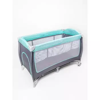 Манеж-кровать Amarobaby Stitch, прямоугольный, серый