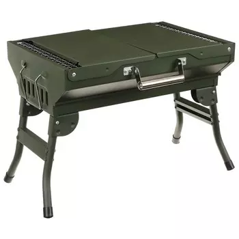 Мангал-барбекю Maclay, 45х30х35 см, цвет хаки