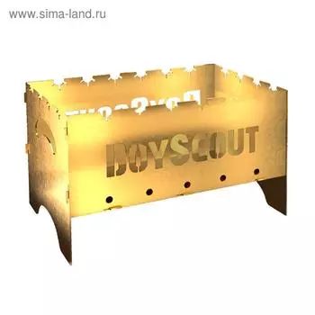 Мангал BOYSCOUT складной GOLD, 500х300х300х1,5 мм, с сумкой
