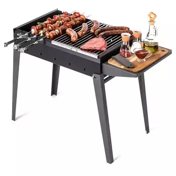 Мангал «Классика 600», 84.63860.7 см, 2 мм, складные ножки, боковая полка