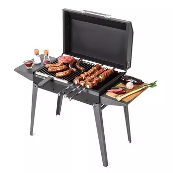 Мангал «Классика 600К», 100.23869 см, 2 мм, складные ножки, боковые полки, крышка