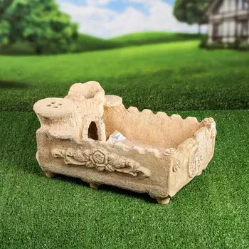 Мангал настольный "Барбекю", 45 см, 15 кг, микс, в комплекте: мангал, шамот, фольга, Иран