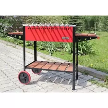 Мангал передвижной Master, 128 х 38.5 х 89 см