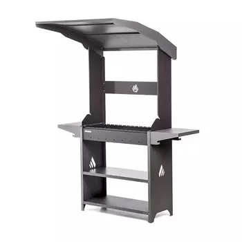 Мангал Professional Standart Roof PSR3000, 158.2102.6201 см, 3 мм, полки, с крышей