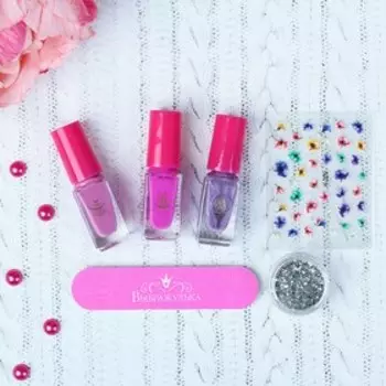 Маникюрный набор для девочки «Волшебный маникюр» (МИКС наклеек)