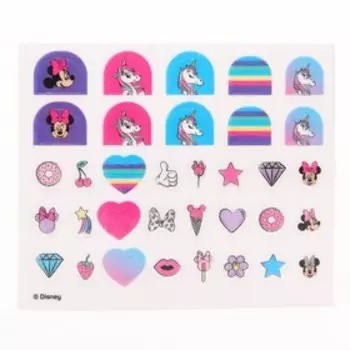 Маникюрный набор. Наклейки для ногтей, Минни маус