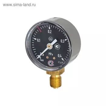 Манометр "Сварог" ТМ-210Р.00(0-0,4МРа)M12x1,5.2,5. С2Н2