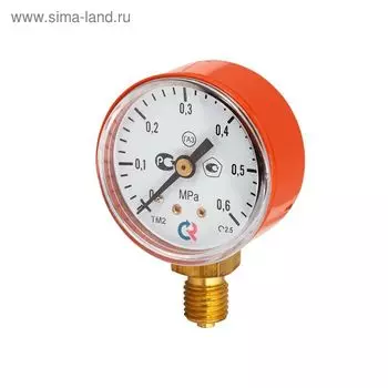 Манометр "Сварог" ТМ-210Р.00(0-0,6МРа)M12x1,5.2,5. С3Н8