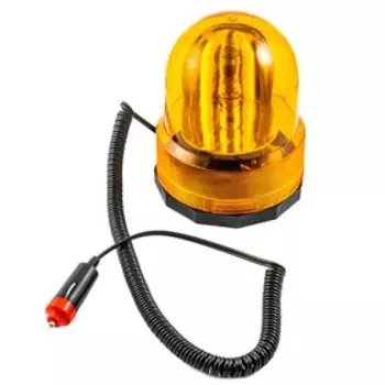 Маяк сигнальный с магнитом, лампа 12В, 10Вт, форма полусфера