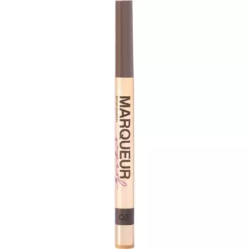 Маркер для бровей Vivienne Sabo Marqueur Superb, тон 02 тёмно-коричневый