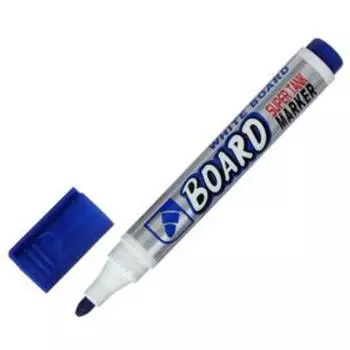 Маркер для доски Crown Multi Board CBM-1000, 3.0 мм, синий