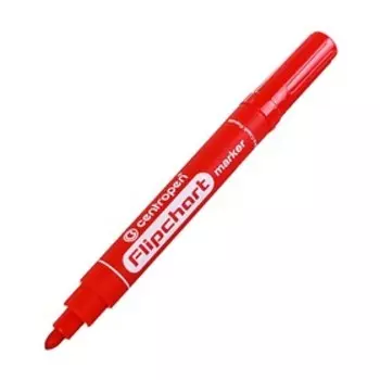 Маркер для флипчарта 5.0 мм Centropen 8550 FLIPCHART, линия 2,5 мм, цвет красный