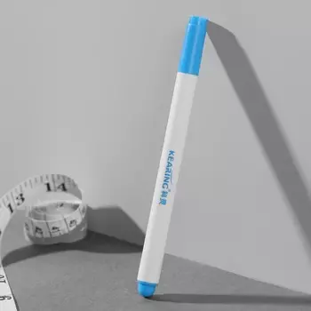 Маркер для ткани, водорастворимый, 14 см, голубой