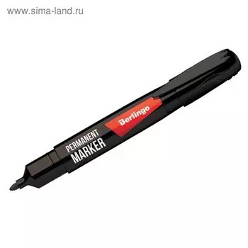 Маркер перманентный 2.0 мм Berlingo чёрный