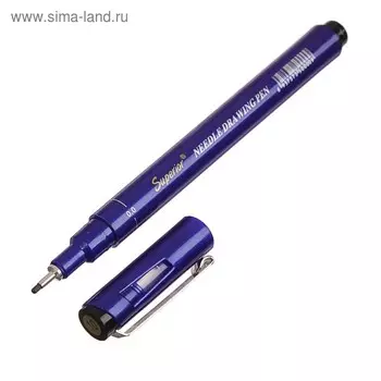 Маркер профессиональный линер, чёрный 10 MS-807B