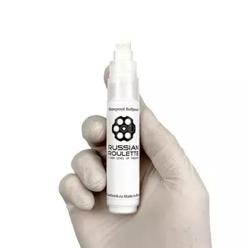 Маркер Russian Roulette 10mm 25мл "White paint"