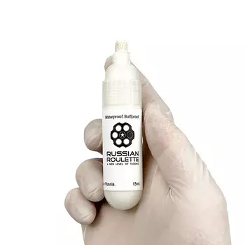 Маркер Russian Roulette 8mm 15мл "White paint"