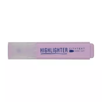 Маркер-текстовыделитель 5.0 мм, BrunoVisconti CityTex, нежно-сиреневый