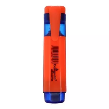 Маркер-текстовыделитель наконечник скошенный 5 мм, оранжевый