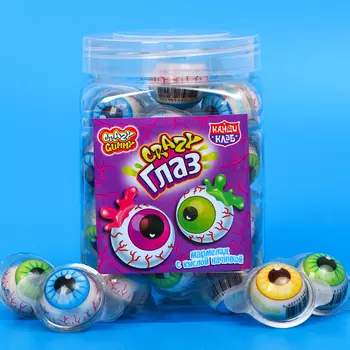 Мармелад "Crazy Глаз" с кислой начинкой, 10 г