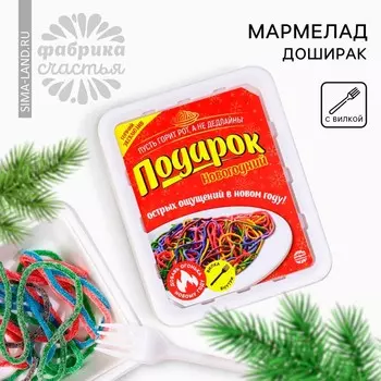 Мармелад доширак «Новый год: Подарок новогодний», 50 г.