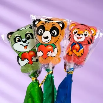 Мармелад на палочке «Мармеладные зверята», 17 г