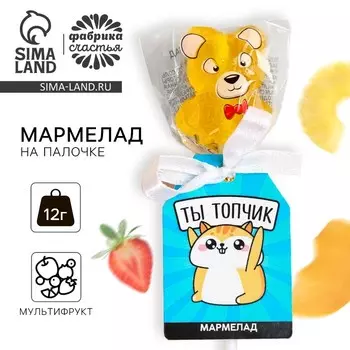 Мармелад на палочке мишка «Антидепрессант», 12 г.