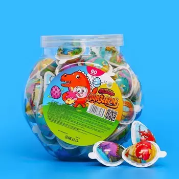 Мармелад жевательный "Динозаврик" с начинкой, 7 г