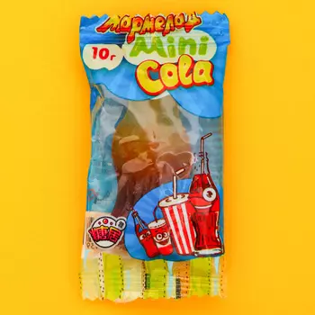 Мармелад жевательный «mini COLA», 10 г