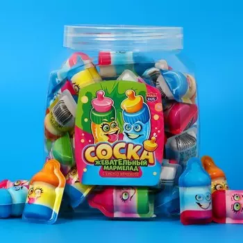 Мармелад жевательный с кислой начинкой "Соска", 10 г