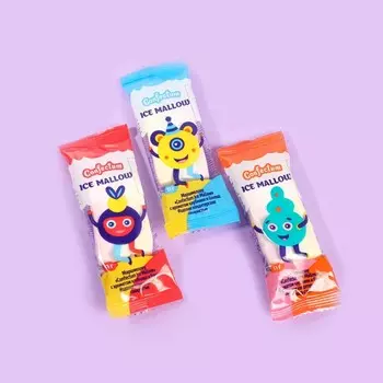 Маршмеллоу «Confectum Ice Mallow», с ароматом клубники и банана, 11 г