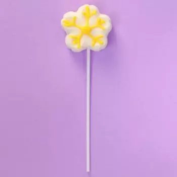 Маршмеллоу цветочек "Моему цветочку", вкус: клубника, 18 г.