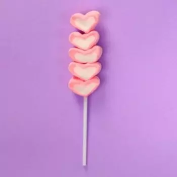 УЦЕНКА Маршмеллоу на палочке "Это тебе", вкус: клубника, 12 г.