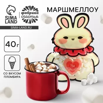 Маршмеллоу в формовом пакете «Ты в моём сердечке», 40 г