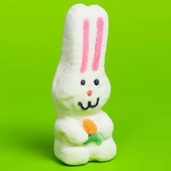 Маршмеллоу-зайцы в треугольнике «Пусть праздник в танце закружит», 3 шт. х 19 г.