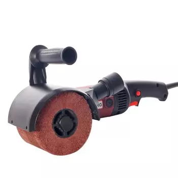 Машина брашировальная RedVerg RD-BM1400E, 1400 Вт, 1000-3000 об/мин, d=120 мм, шир. 100 мм