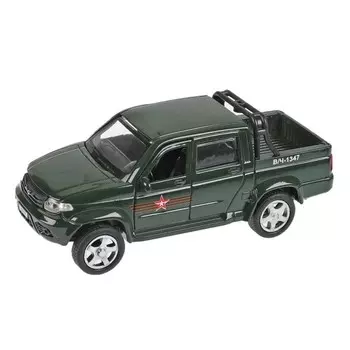 Машина металл UAZ Pickup, 12 см, двери, багаж, инерция