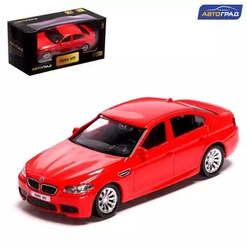 Машина металлическая BMW M5, 1:43, цвет красный