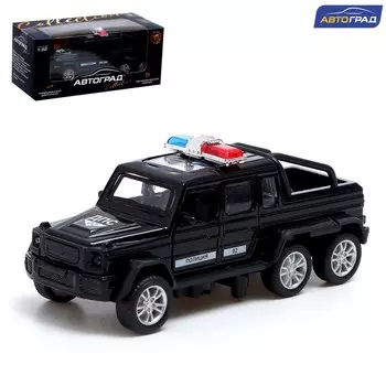 Машинка металлическая «Джип 6X6 спецслужбы», 1:32, инерция, цвет белый