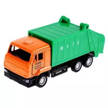 Машина металлическая инерционная «Камаз. Мусоровоз», 12 см, двери открываются