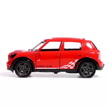 Машинка металлическая «Ночные гонки», инерционная, 1:32, открываются двери, звуковые и световые эффекты, цвет красный