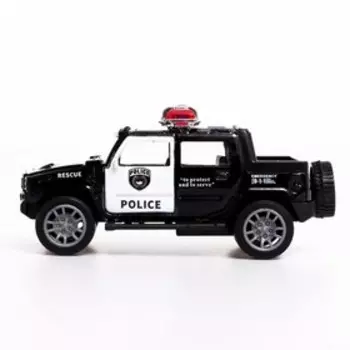 Машинка металлическая «Полицейский джип», масштаб 1:43, инерция