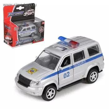 Машина металлическая «Полиция», масштаб 1:50, инерция