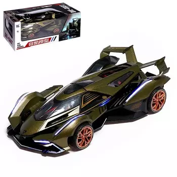 Машинка металлическая «Спортивная», цвет зелёный