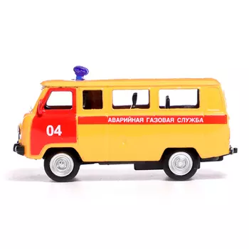 Машинка металлическая «УАЗ 3962. Газовая Служба», инерция, 1:50