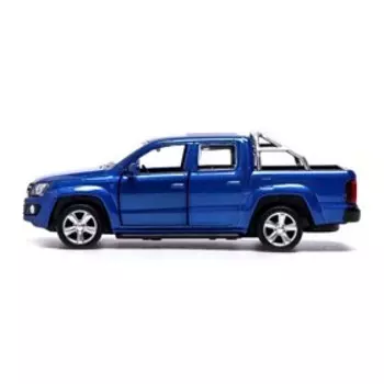 Машина металлическая VOLKSWAGEN AMAROK, 1:46, инерция, открываются двери, цвет синий