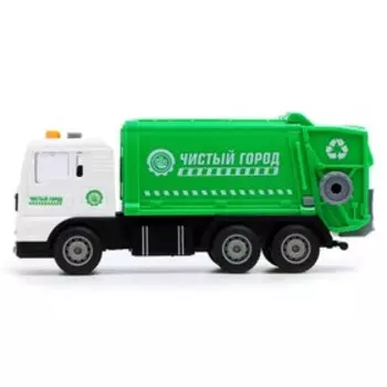 Машина МУСОРОВОЗ 17 см, свет и звук, подвижные детали, инерция