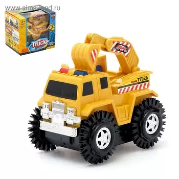 Машина-перевертыш «Стройтехника», работает от батареек, цвета МИКС