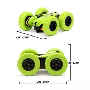 Машина-перевёртыш радиоуправляемая «Трюкач», масштаб 1:28, с аккумулятором, цвет зелёный